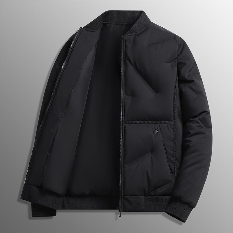 Couple's Cotton-padded Clothes Fashion Trend Loose Thickening Keep Warm Stand-up Collar Cotton-padded Clothes