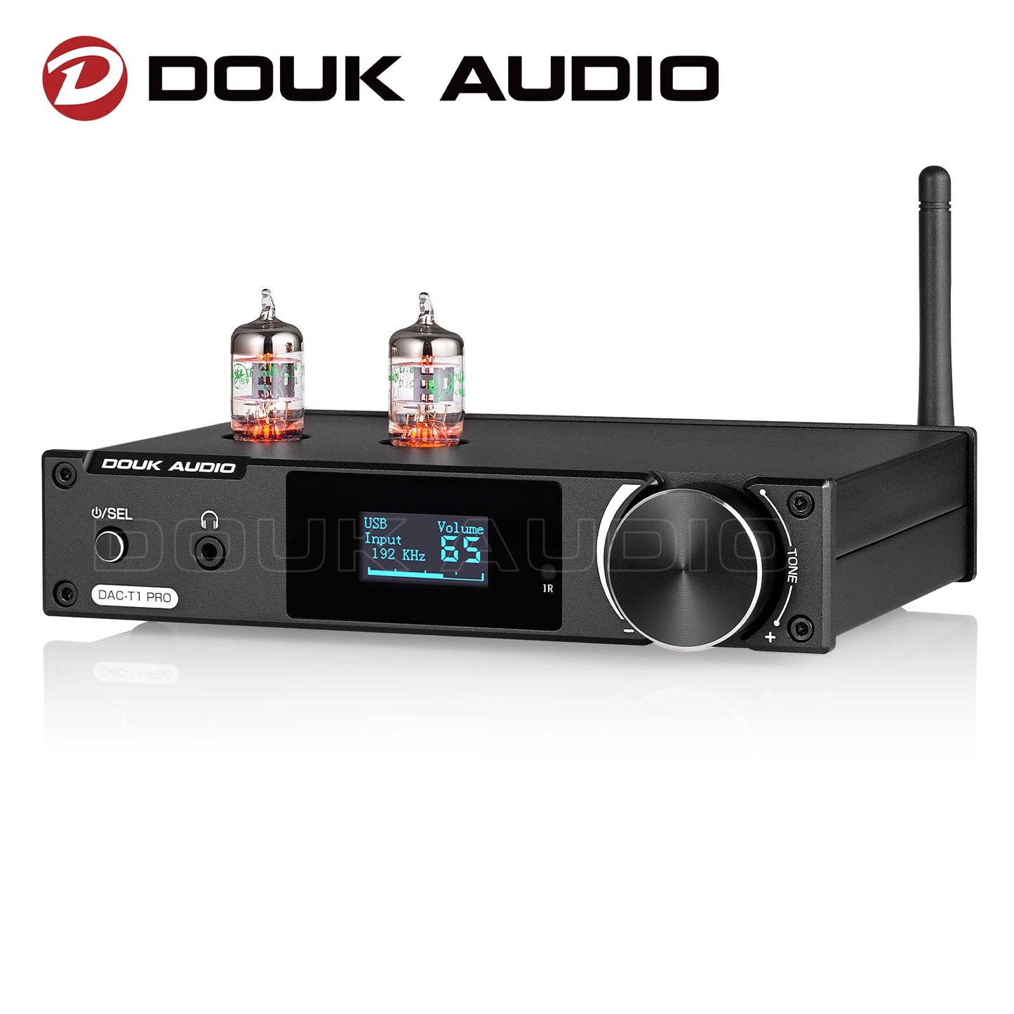 Nobsound HiFi Vacuum Tube Stereo Preamplifier USB DAC Bluetooth 5.0 Receiver S/PDIF D/A  Audio Converter with OLED Display LDAC