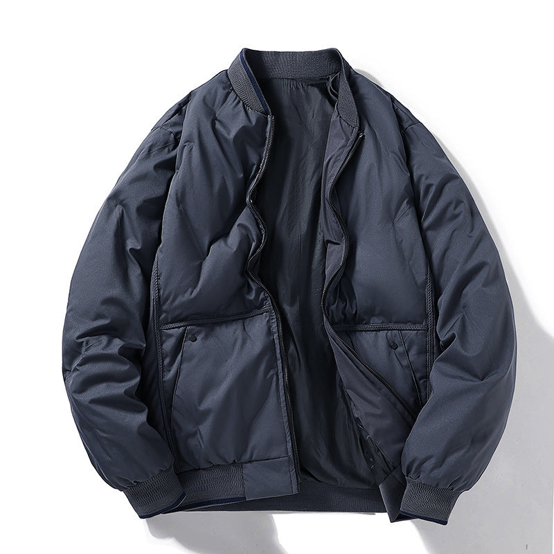 Couple's Cotton-padded Clothes Fashion Trend Loose Thickening Keep Warm Stand-up Collar Cotton-padded Clothes