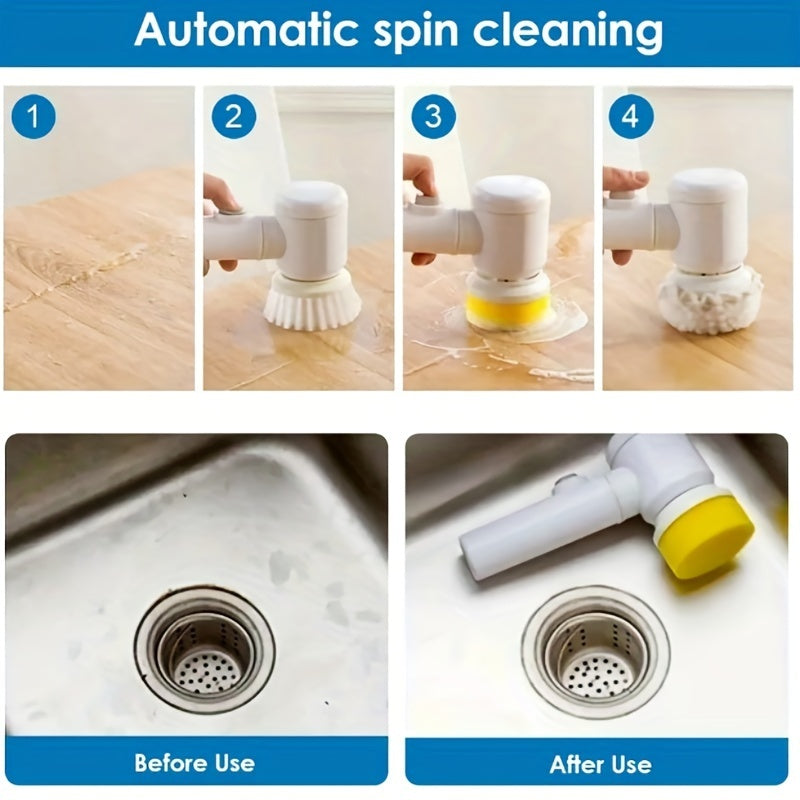 Electric Spin Cleaning Brush,