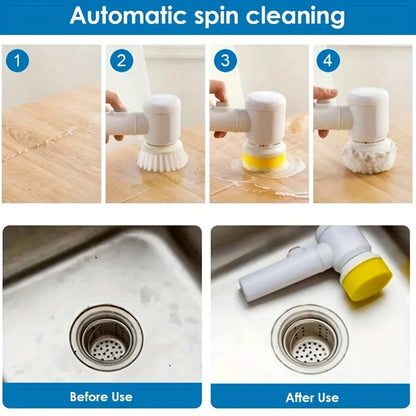 Electric Spin Cleaning Brush,